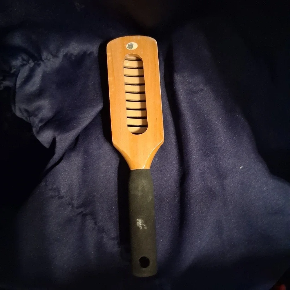Vintage Vidal Sassoon Wooden Vent Hairbrush‎ Foam Handle 90s Y2K EUC